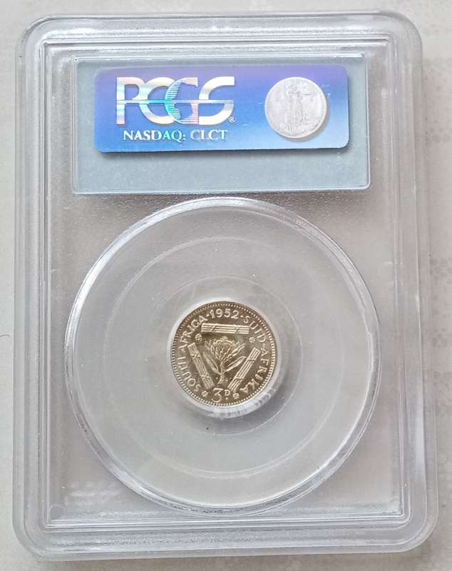 1952 Union proof silver tickey PCGS PR65