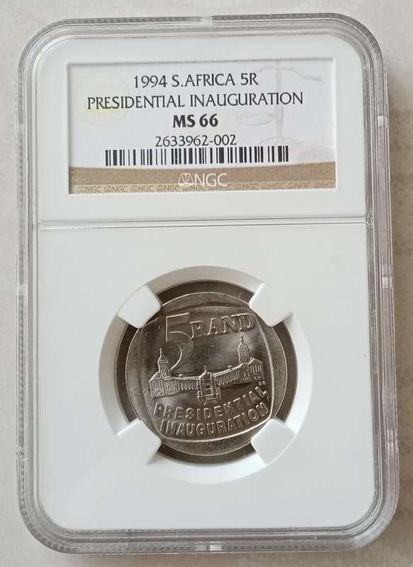 1994 Inauguration R5 NGC graded MS66