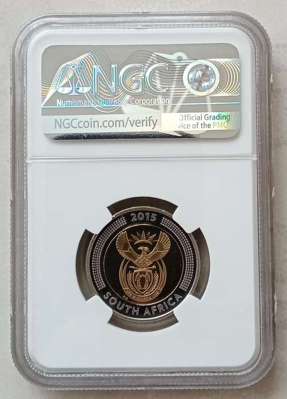 2015 Griqua Town Bicentennial proof R5 NGC PF69 Ultra Cameo (low mintage) Top Pop