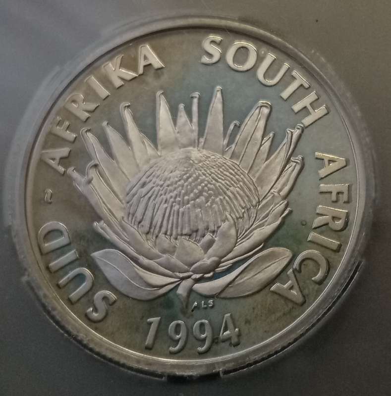 1994 Conservation proof silver R1 SANGS PF66