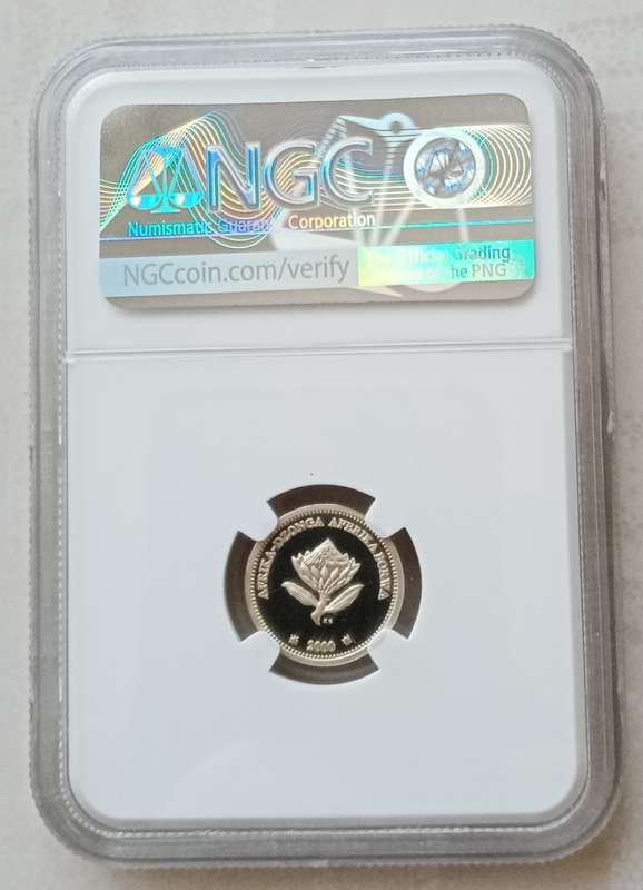 2000 Octopus proof silver 2 1/2c NGC PF69 Ultra Cameo (Top Pop)