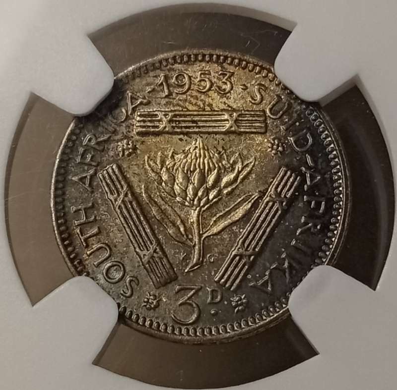 1953 Union proof silver tickey NGC PF65