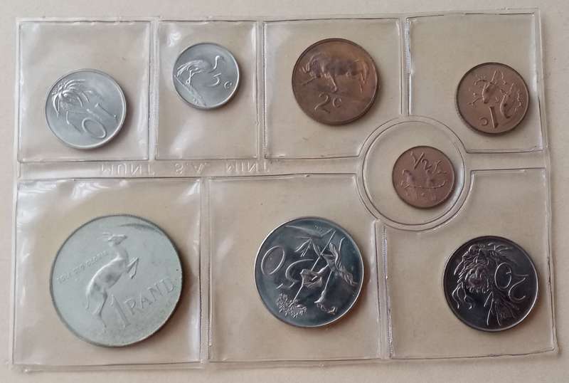 1971 Republic uncirculated Mint pack (R1-1/2c) incl.silver R1