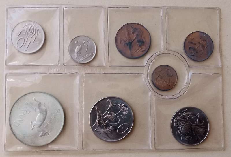 1973 Republic uncirculated Mint pack set (R1-1/2c) incl.silver R1