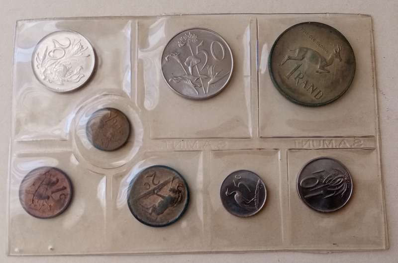 1976 Republic uncirculated Mint pack set (R1-1/2c) incl.silver R1