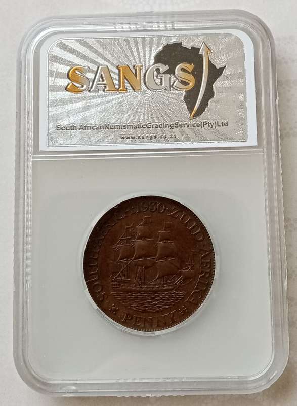 Nice 1930 union penny SANGS AU53 BN