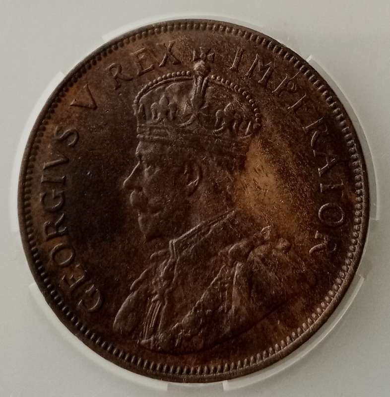 1935 Union penny SANGS AU58 BN