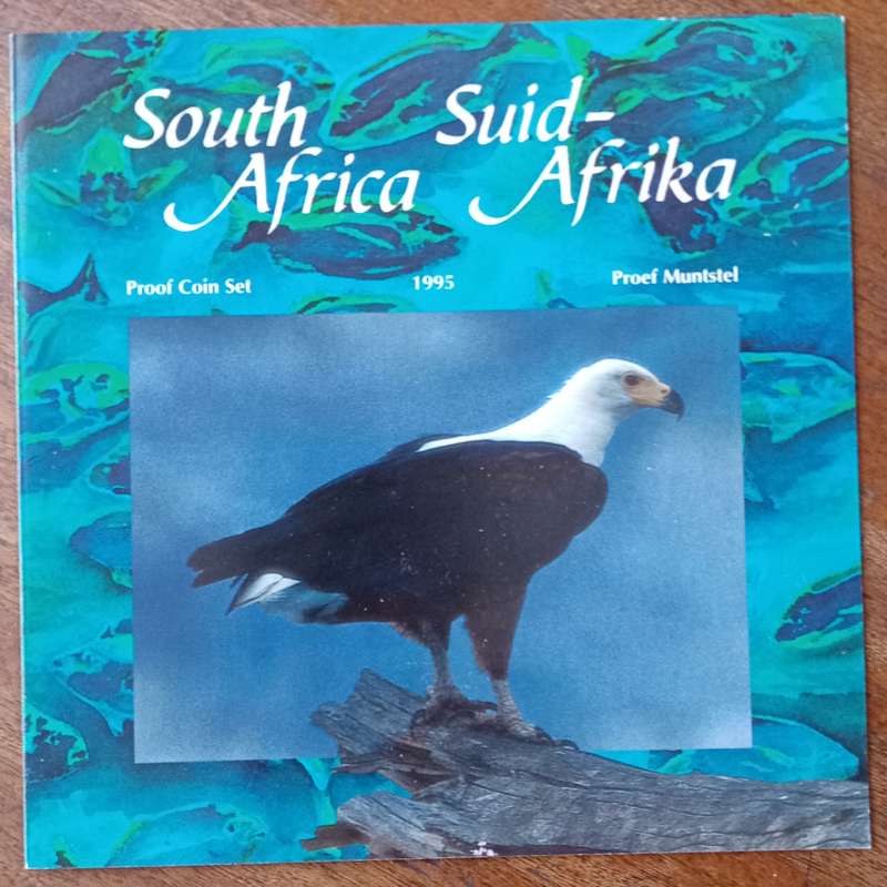 1995 Republic short proof set in box (mintage: 5816)- Fish Eagle