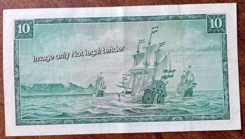 1967 T.W de Jongh 1st issue R10 note