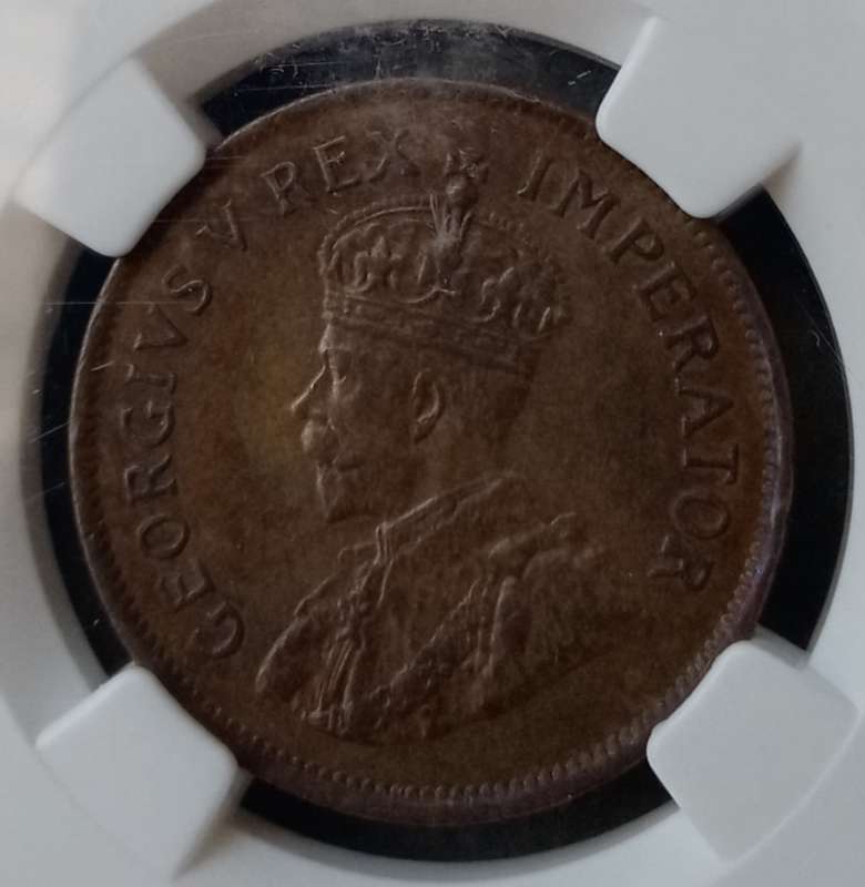 High grade 1930 union 1/2 Penny NGC AU58 BN (Kleynhans Collection)