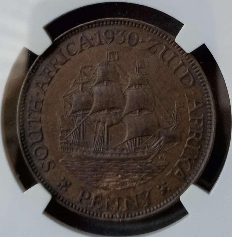 High grade 1930 union penny NGC AU58 BN