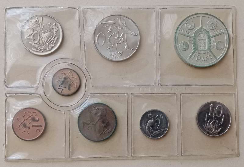 1974 Uncirculated Mint pack set (R1-1/2c) incl.silver R1
