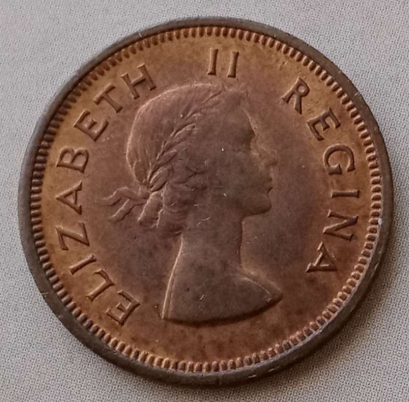 High grade 1959 union 1/4 penny