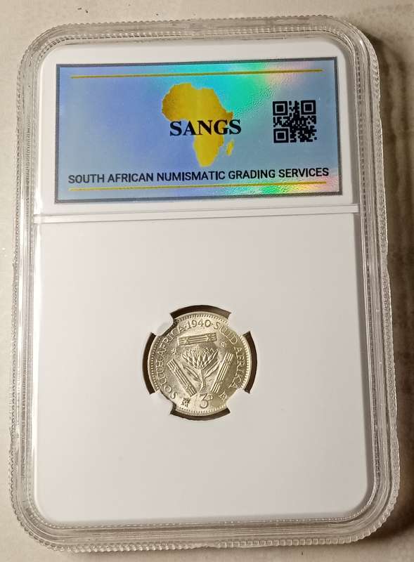 1940 Union silver tickey SANGS MS62