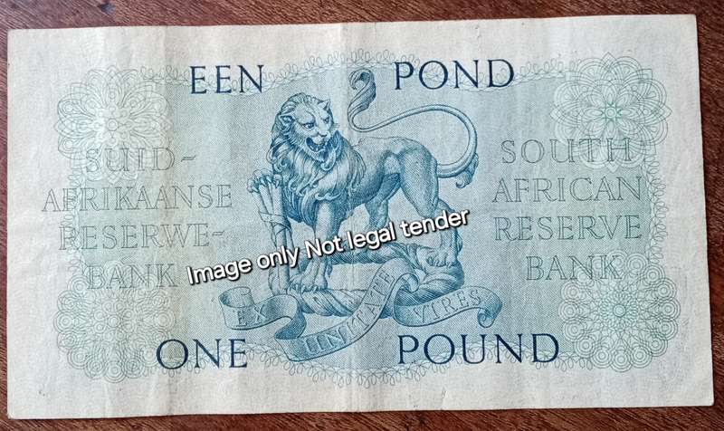 1951 M.H de Kock 1 Pound