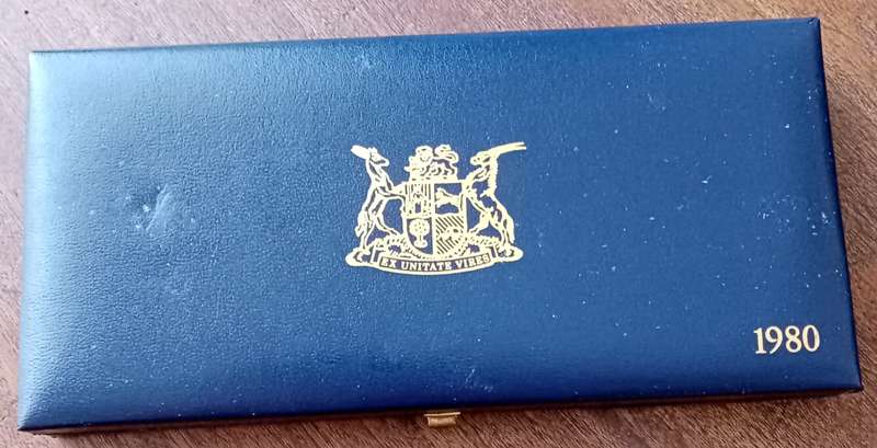 1980 Republic short proof set with silver R1 (mintage: 5000)