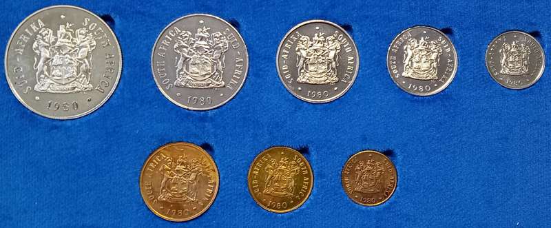 1980 Republic short proof set with silver R1 (mintage: 5000)