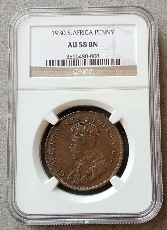 Nice 1930 union penny NGC AU58 BN (High grade)