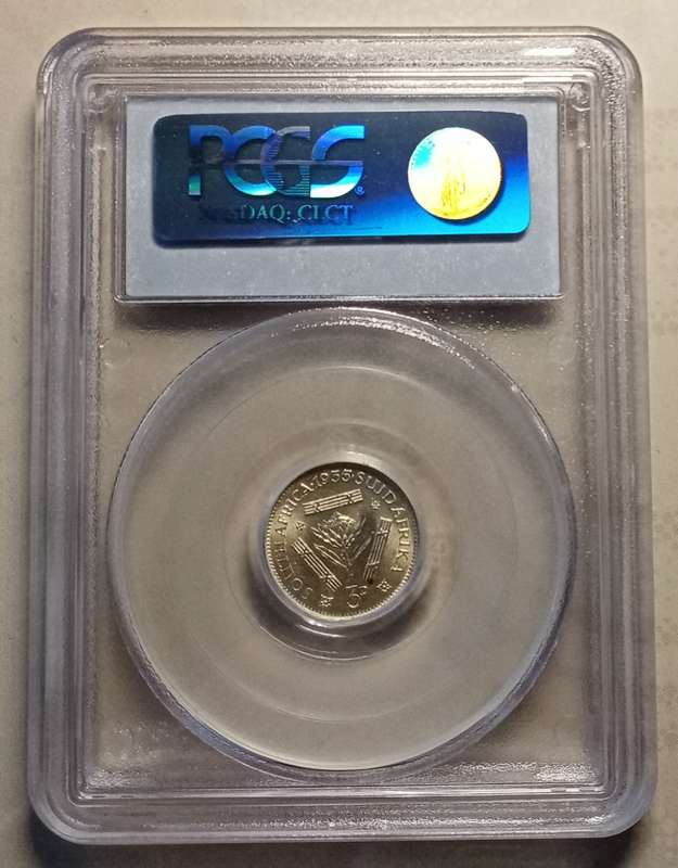 1935 Union silver tickey PCGS MS62 (Only 2 coins higher)