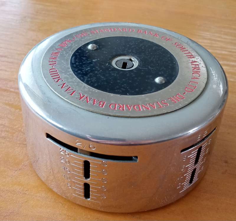 Vintage 1940s/1950s Standard Bank money saving box