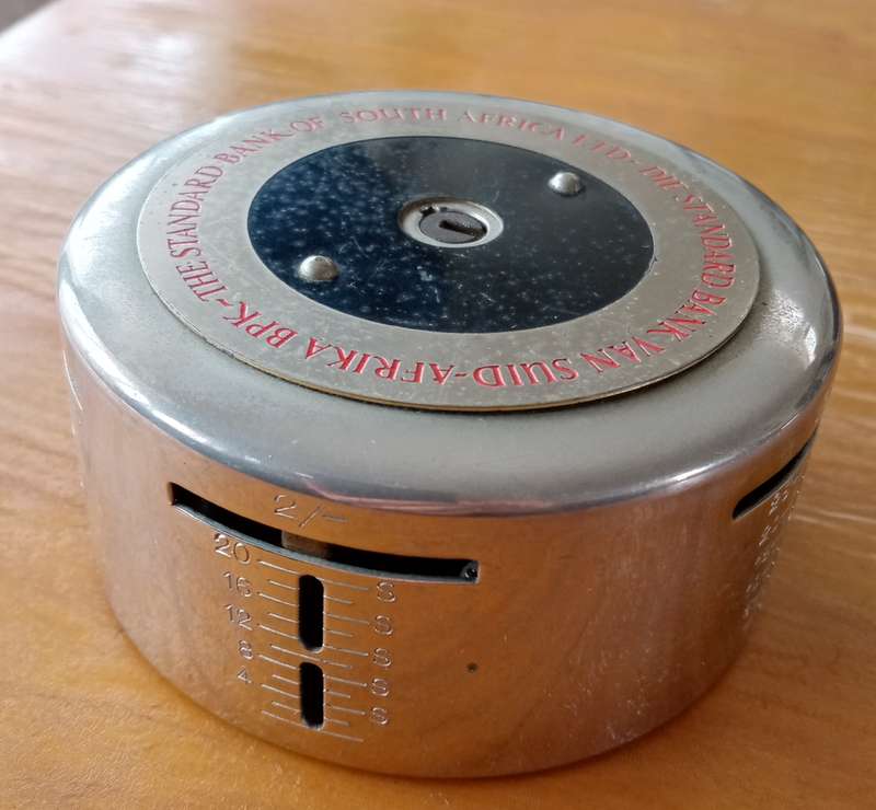 Vintage 1940s/1950s Standard Bank money saving box