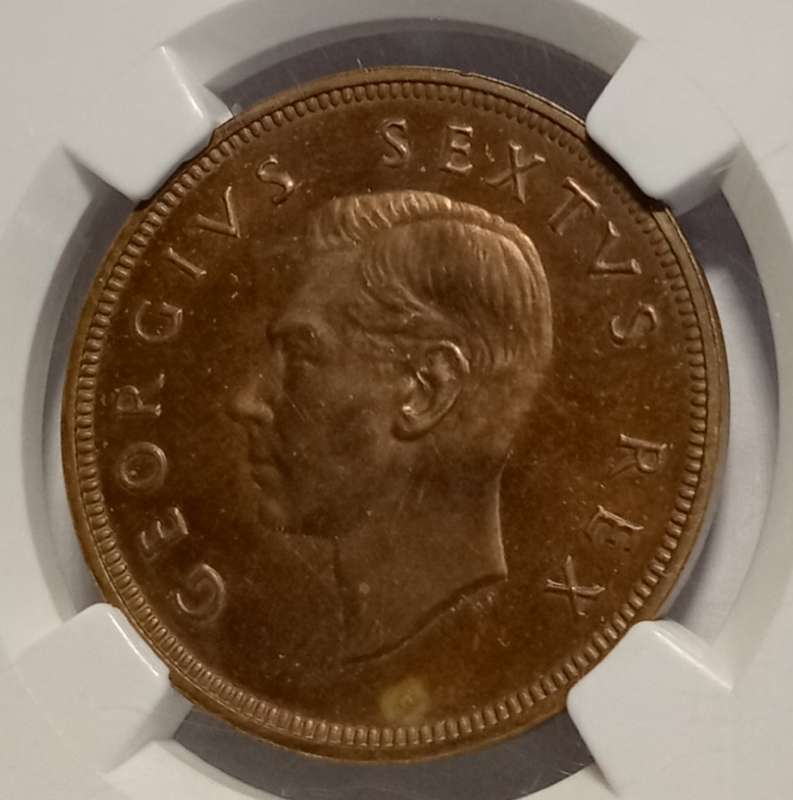 1949 Union proof penny NGC PF63 RB (mintage: 800)