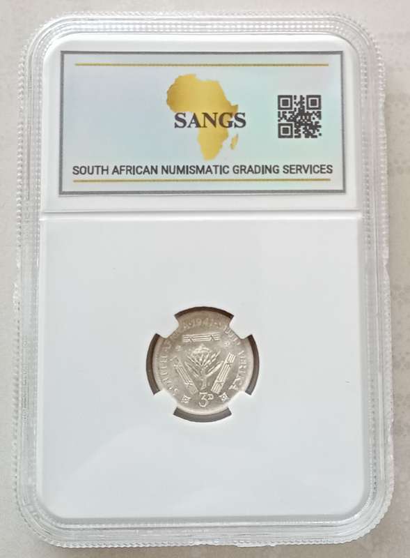 Nice 1941 union silver tickey SANGS MS63