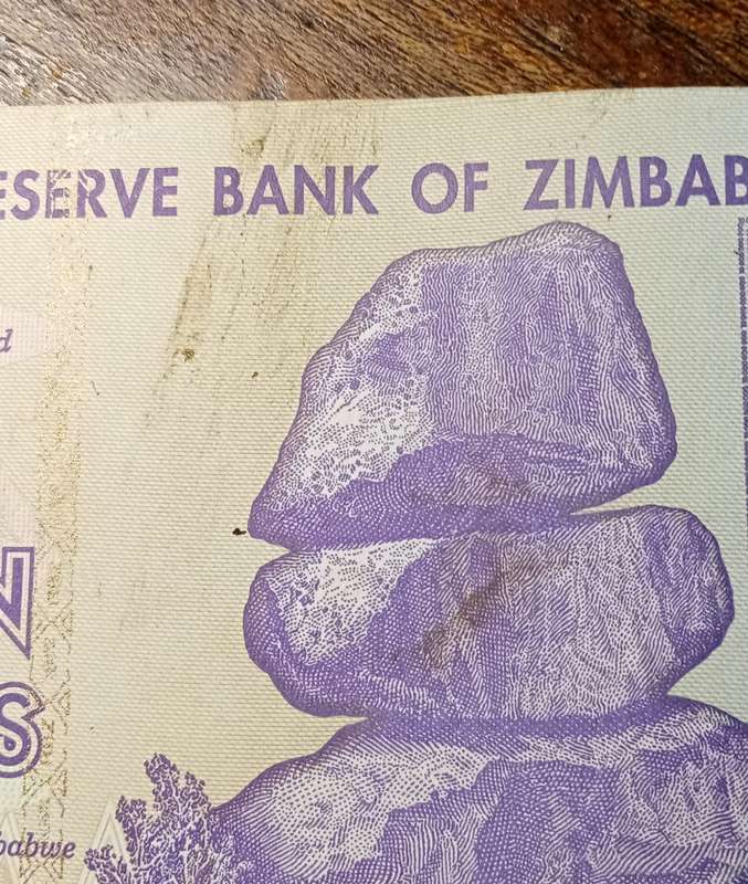2008 Zimbabwe 10 billion dollars in XF