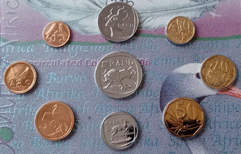 1996 Uncirculated Mint coin set (Blue Crane)