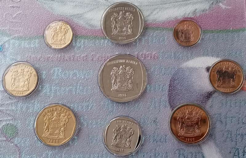 1996 Uncirculated Mint coin set (Blue Crane)