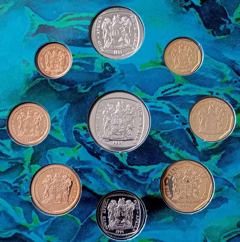 1995 Brilliant uncirculated Mint set (Fish Eagle).