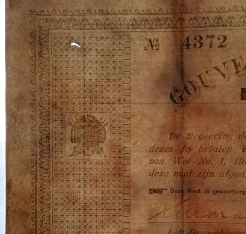 1900 ZAR Pretoria 1 pond Gouvernements note