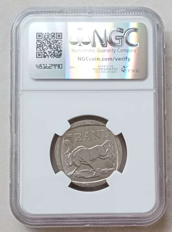 2000 Mandela R5 NGC graded MS63
