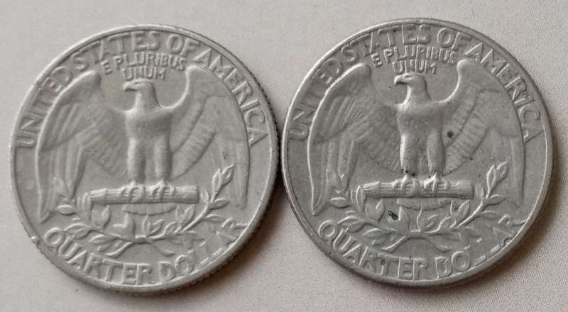 1965/1966 USA Washington quarter dollar set