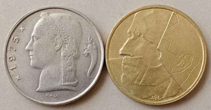 1975/1986 Belgium 5 Francs