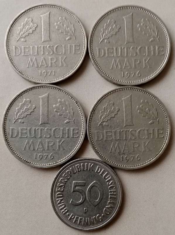 Lot of x5 German coins