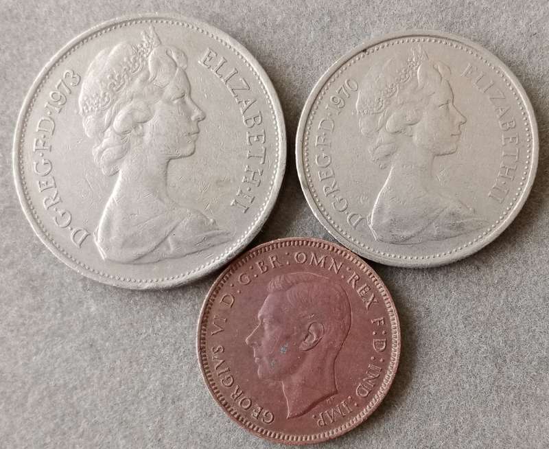 Lot of x3 British coins