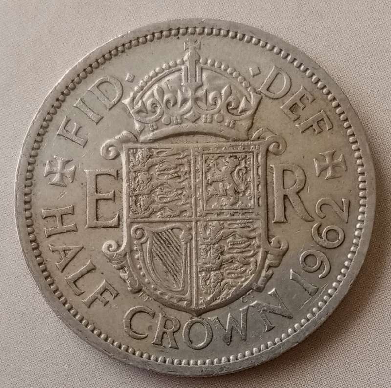 1962 British half crown