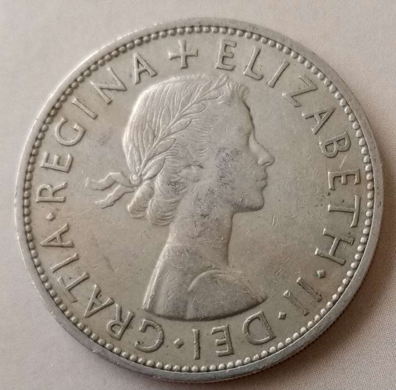 1962 British half crown