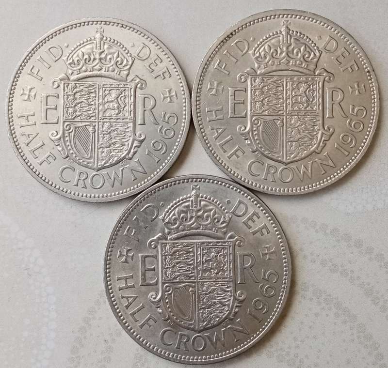 Nice 1965 British half crown