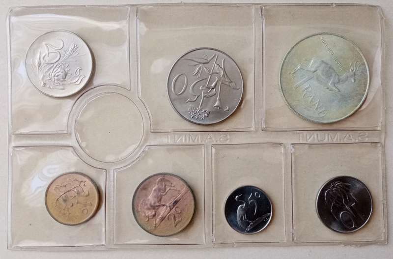 1967 English uncirculated Mint set incl.silver R1 (mintage: 20000)