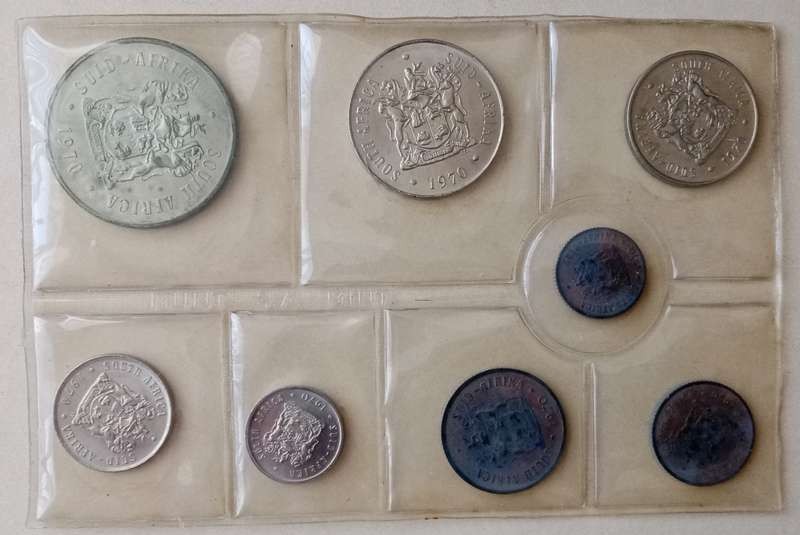 1970 Uncirculated Mint set (R1-1/2c) incl.silver R1 (mintage: 20000)