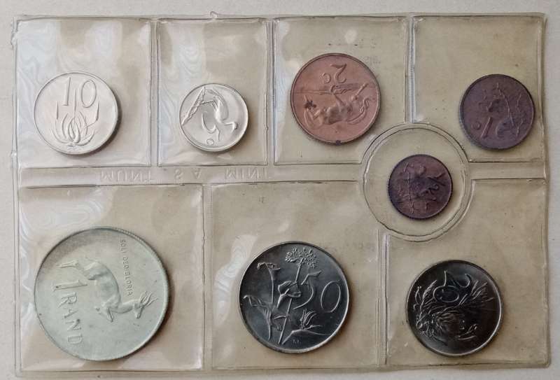 1972 Uncirculated Mint pack (R1-1/2c) incl.silver R1 (mintage: 20000)