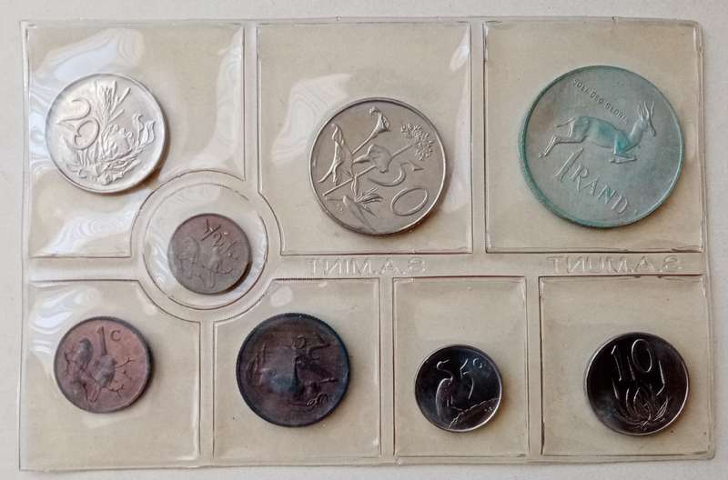 1976 Uncirculated Mint set (R1-1/2c) incl.silver R1 (mintage: 20000)