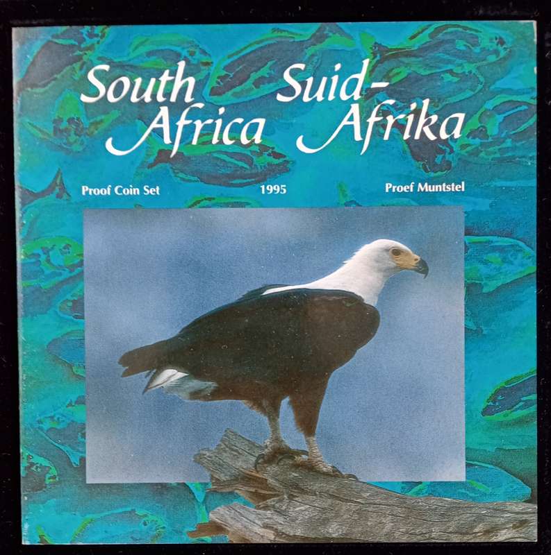 1995 Short proof set in box (mintage: 5816)- Fish Eagle.