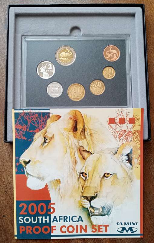 2005 Republic proof set in box (mintage: 1944)