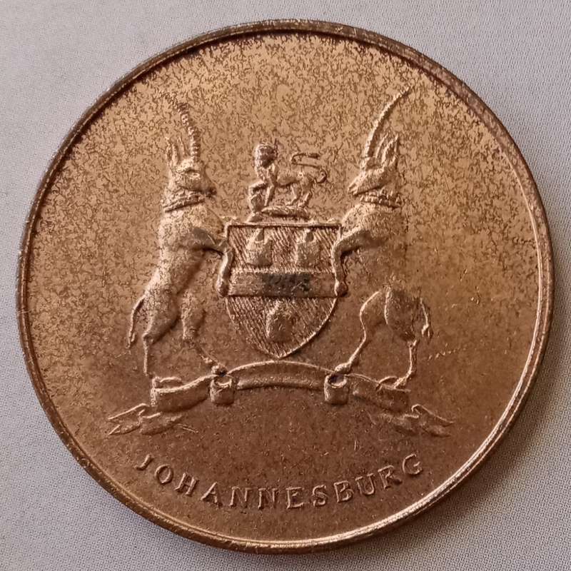 1966 S.A 5 year Republic- Johannesburg medal