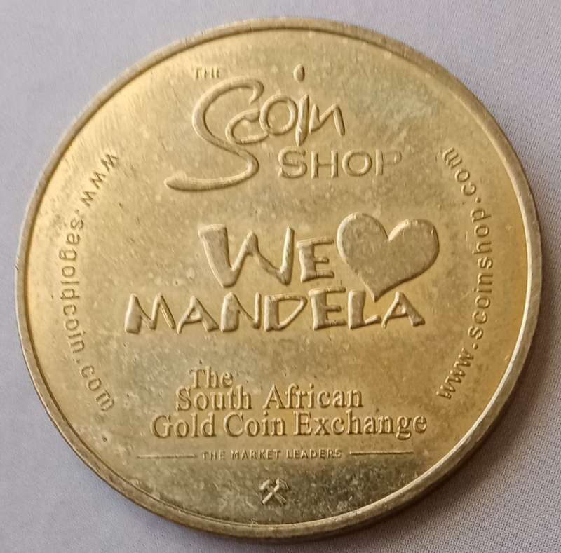 2013 Scoin Shop Nelson Mandela token