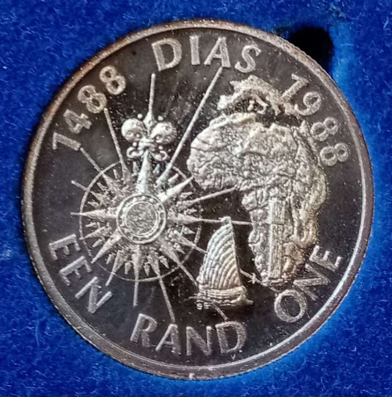 1988 Dias proof silver R1 in box