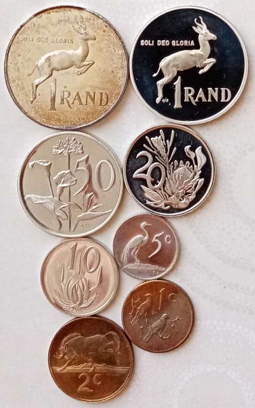 1984 Republic short proof set with silver and nickel R1 (not boxed)